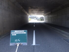 一般県道小竹諏訪川原線外県単独交通安全施設区画線設置工事 (2)