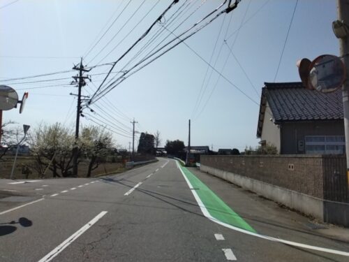 一般県道谷口沢新線外県単独道路改良(フレッシュアップ)区画線設置工工事2