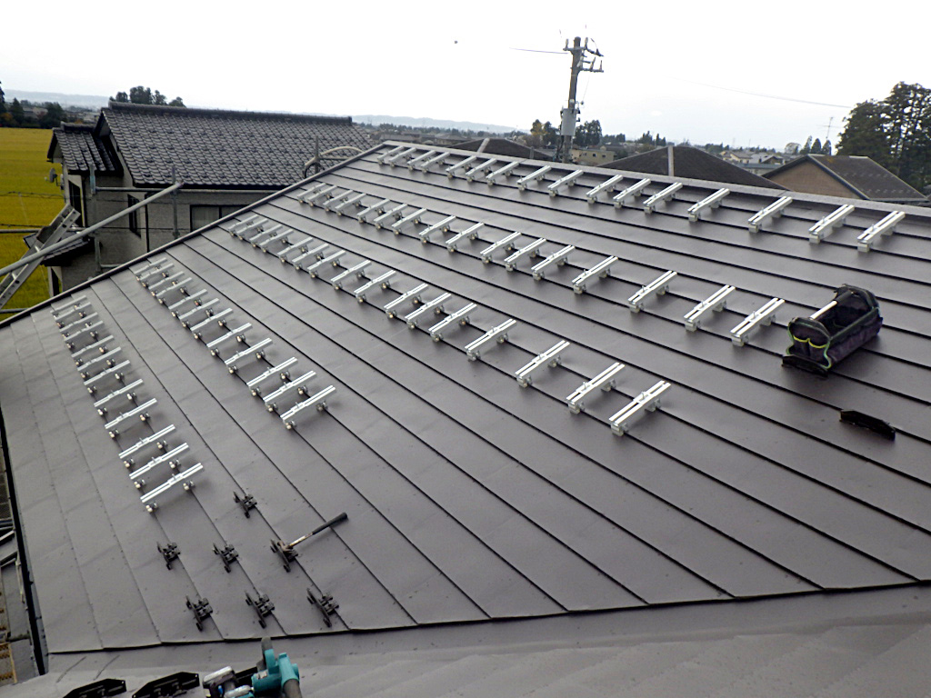 富山の太陽光発電。設置前